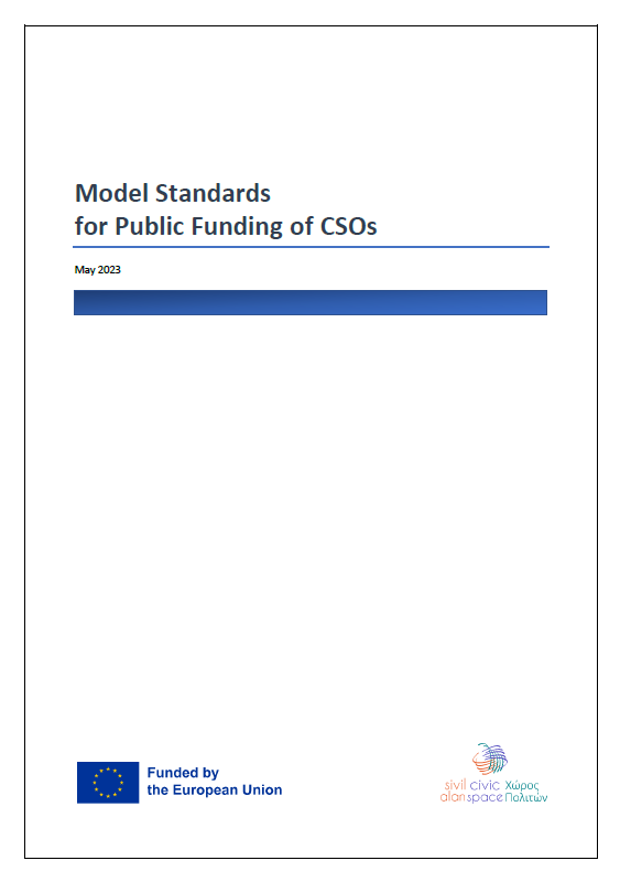 Model Standards for Public Funding of CSOs