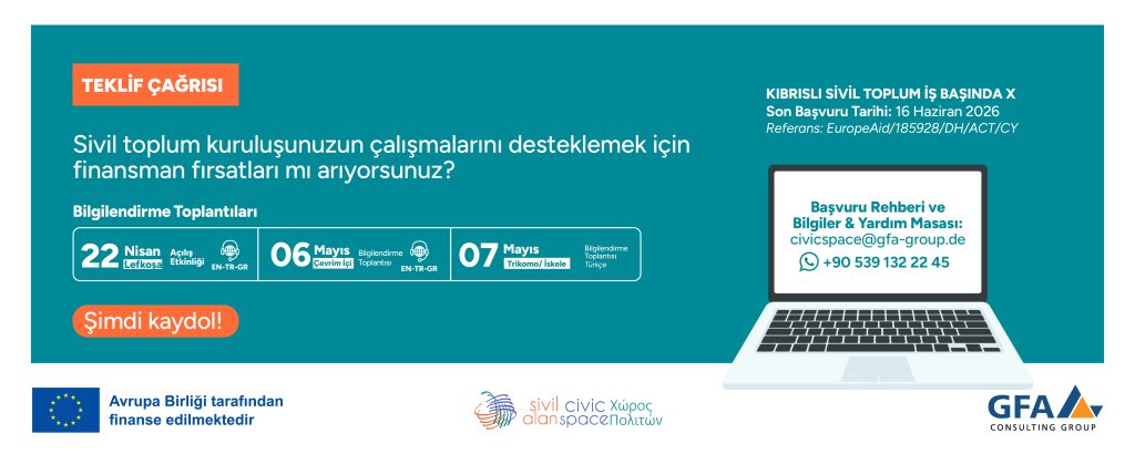 Kıbrıslı Sivil Toplum İş Başında X:   Teklif Çağrısı