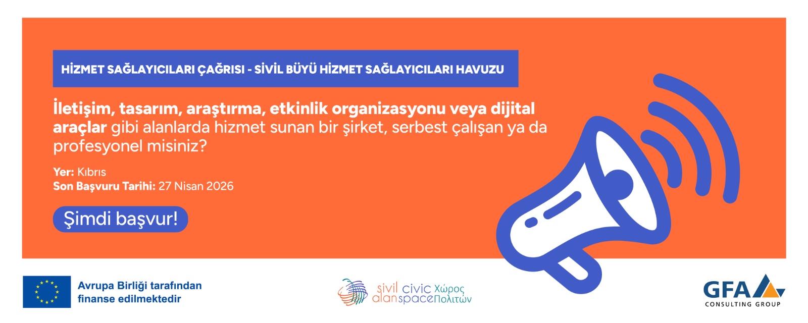 Hizmet Sağlayıcıları Çağrısı – Sivil Büyü Hizmet Sağlayıcıları Havuzu